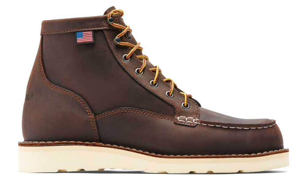 Bull Run Moc Toe 6" Brown