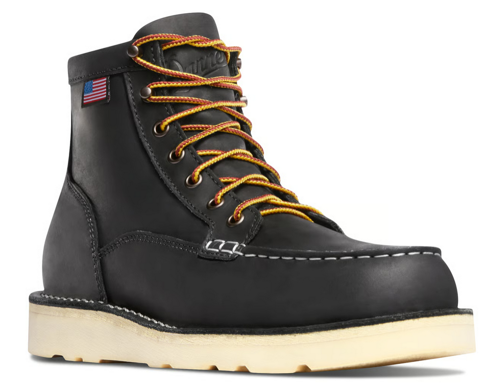 Bull Run Moc Toe 6" Black Steel Toe - Image 5
