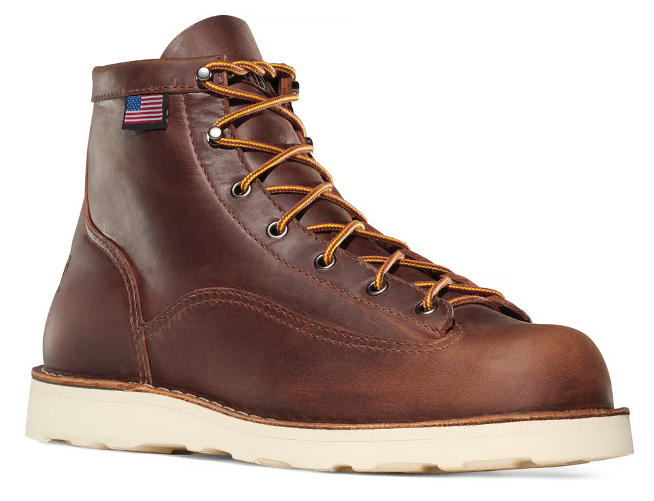 Bull Run Moc Toe Women's 6" Brown Steel Toe - Image 4